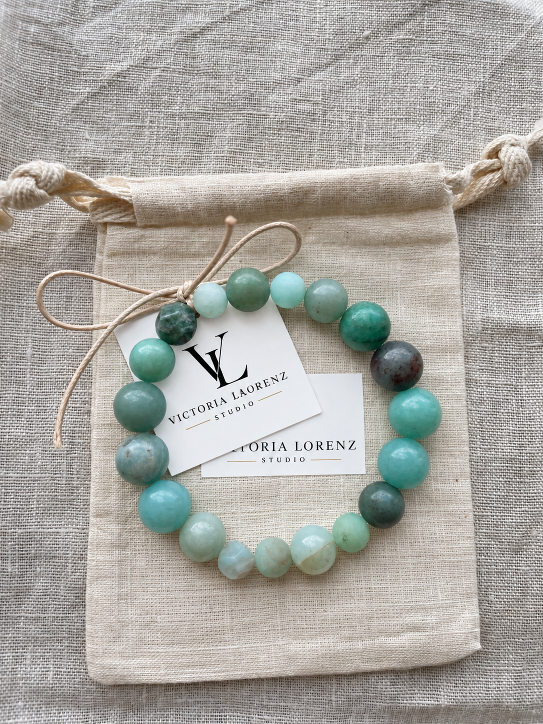 Sea Mist Gemstone Bracelet
