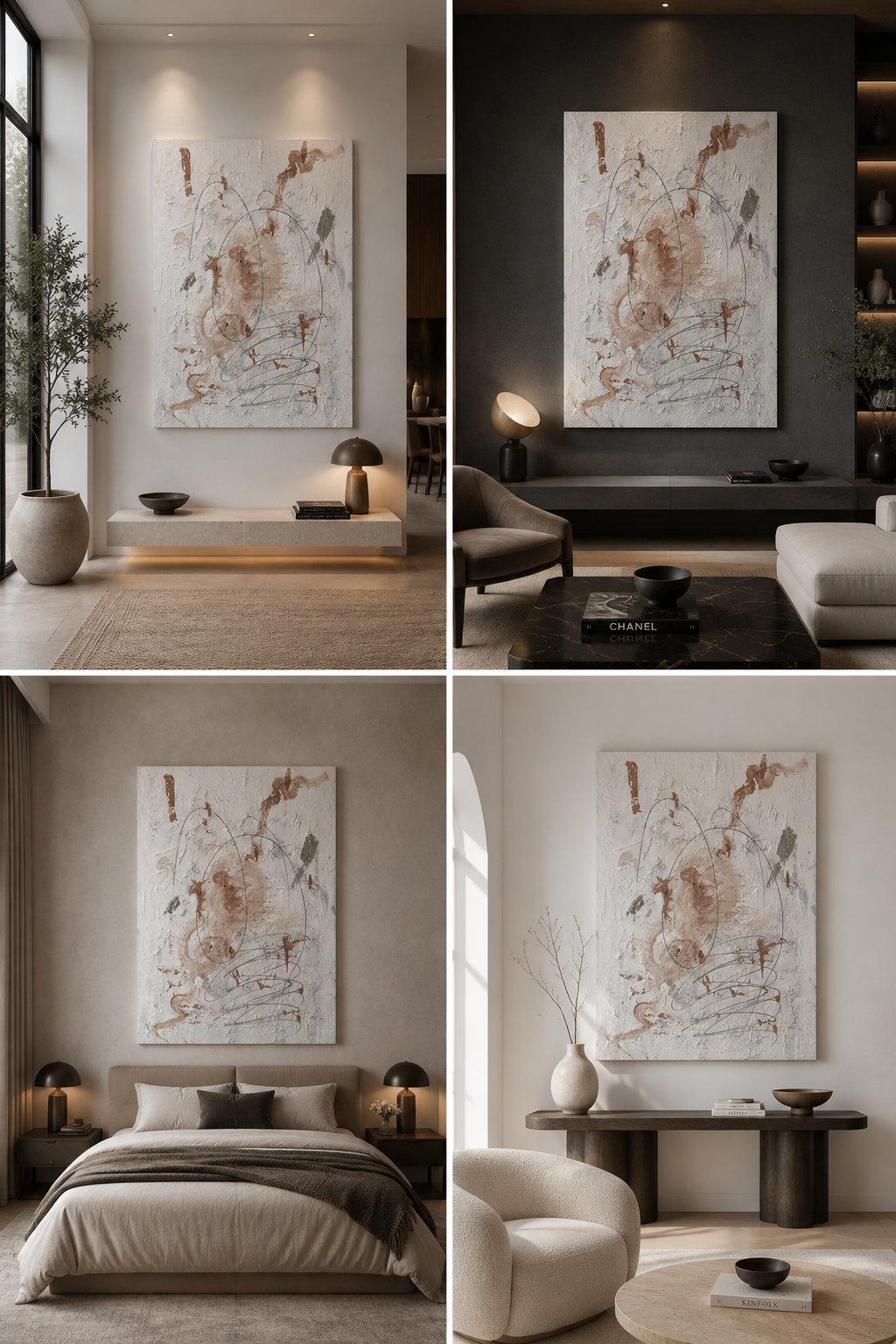 Soft Tension | Original Abstract Painting | 100 × 150 cm