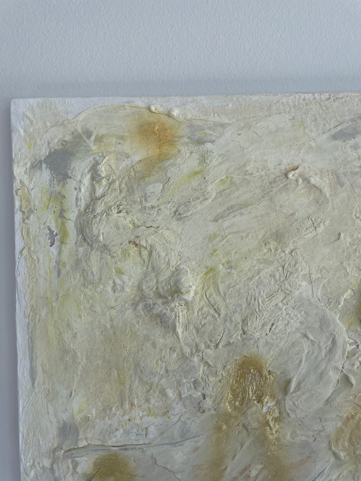 Golden Traces | Original Abstract Painting | 50 × 50 cm