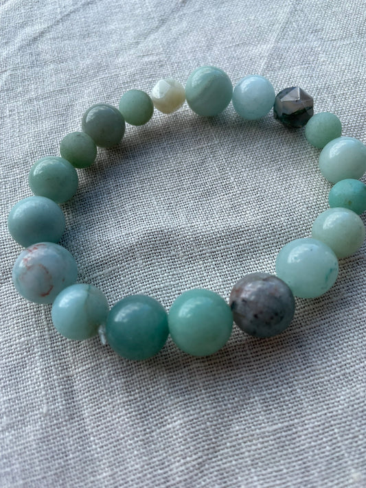 Sea Mist Gemstone Bracelet