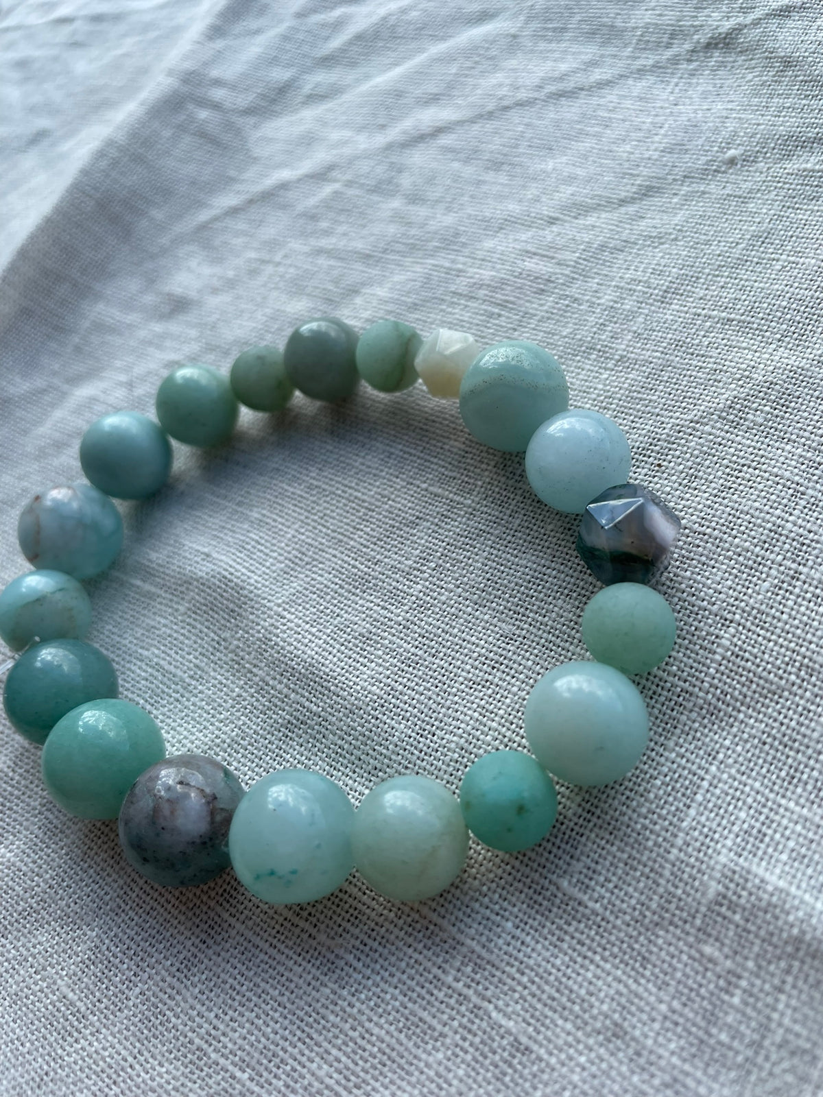 Sea Mist Gemstone Bracelet