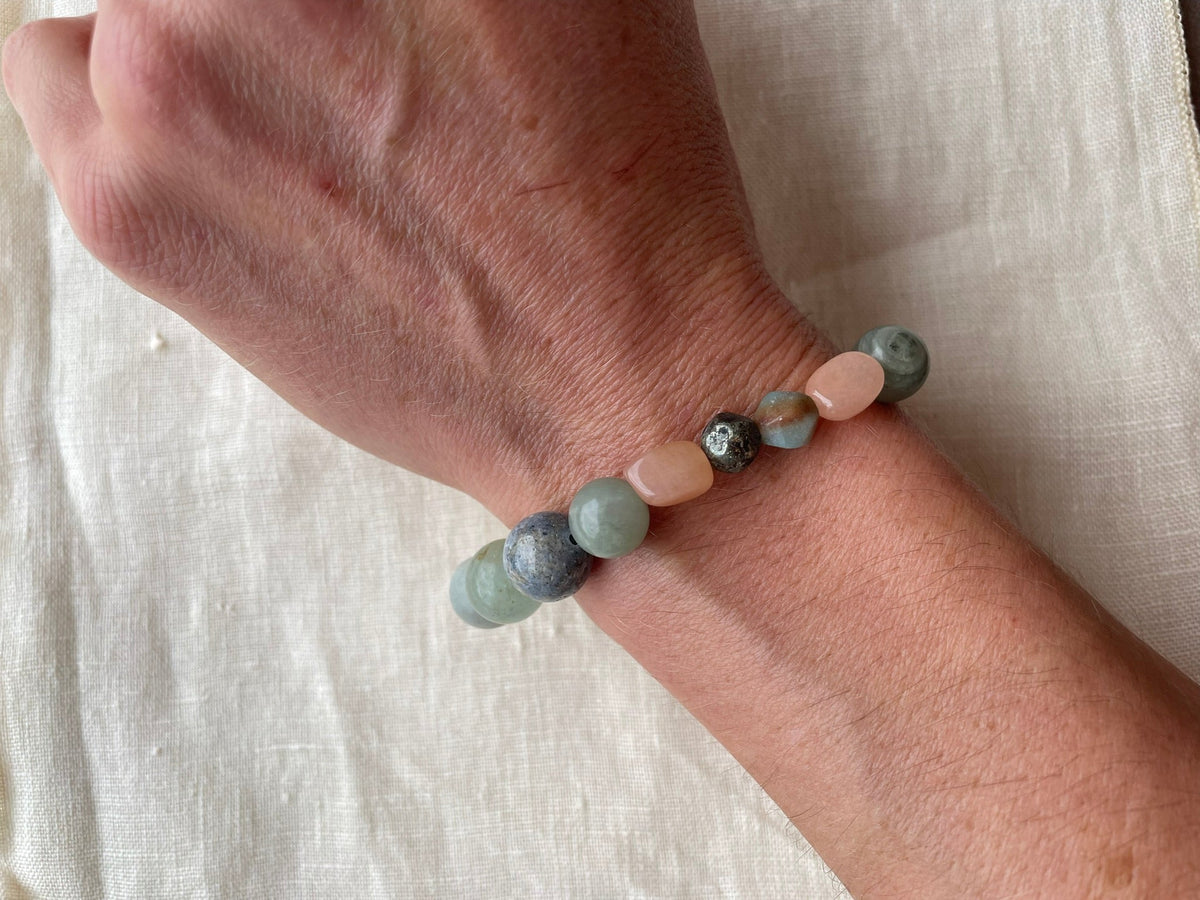 Sea Mist — Natural Gemstone Bracelet
