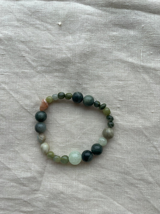 Forest Floor — Natural Gemstone Bracelet