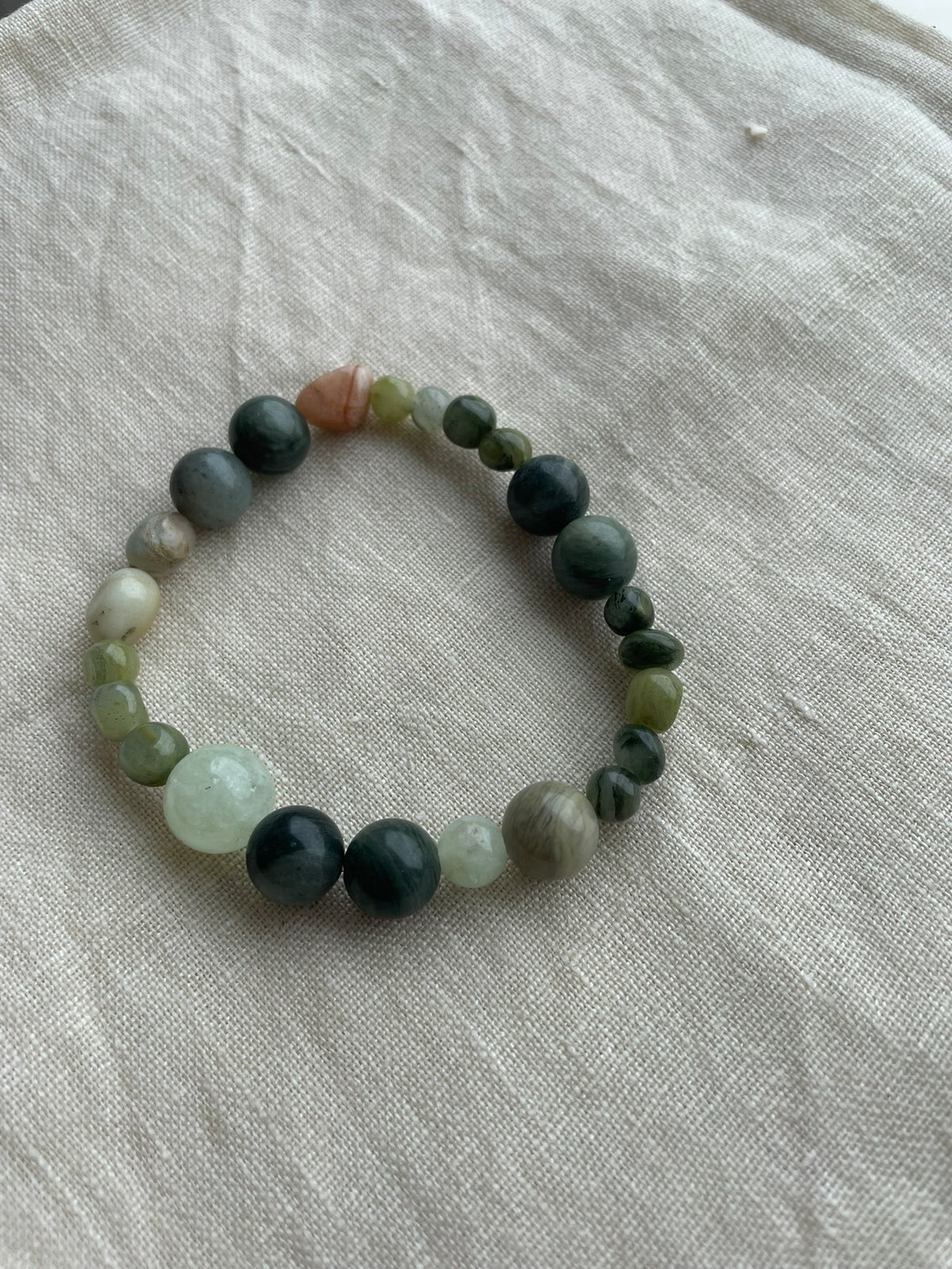 Forest Floor — Natural Gemstone Bracelet