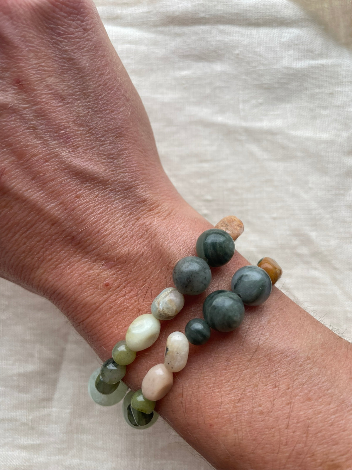 Forest Floor — Natural Gemstone Bracelet